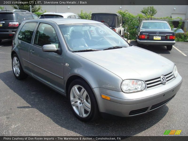 Silverstone Grey Metallic / Black 2003 Volkswagen GTI 1.8T