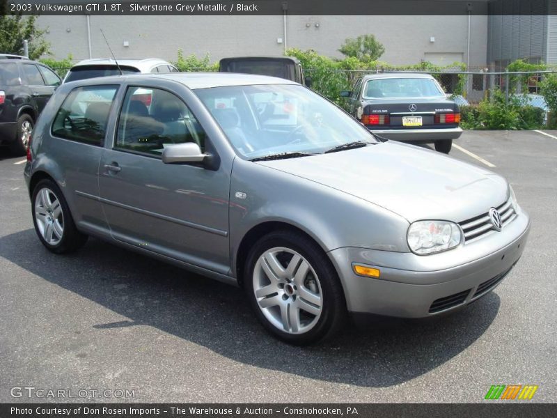Silverstone Grey Metallic / Black 2003 Volkswagen GTI 1.8T