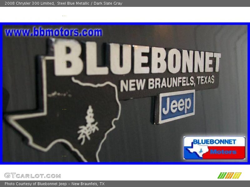 Steel Blue Metallic / Dark Slate Gray 2008 Chrysler 300 Limited