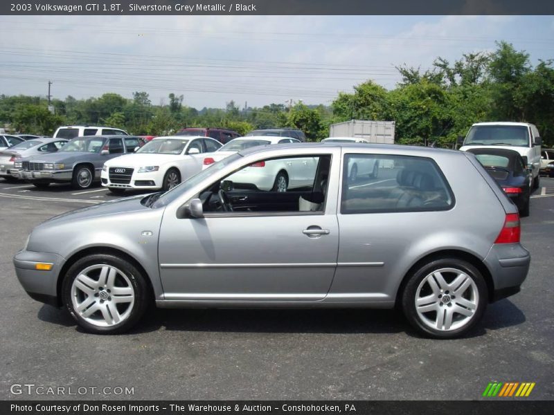 Silverstone Grey Metallic / Black 2003 Volkswagen GTI 1.8T