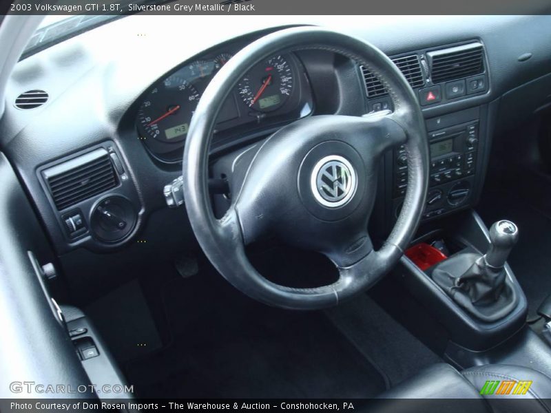 Silverstone Grey Metallic / Black 2003 Volkswagen GTI 1.8T