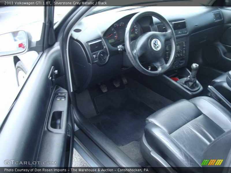 Silverstone Grey Metallic / Black 2003 Volkswagen GTI 1.8T