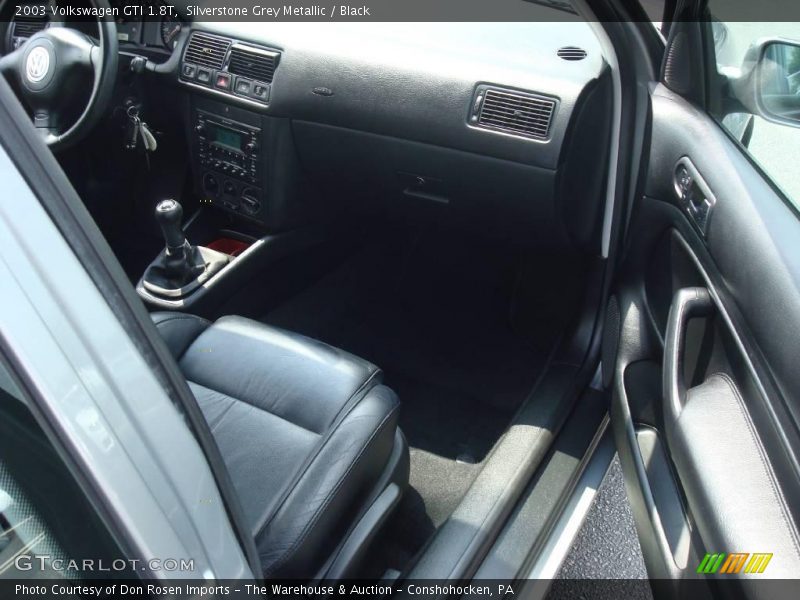 Silverstone Grey Metallic / Black 2003 Volkswagen GTI 1.8T
