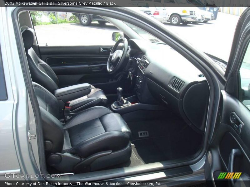 Silverstone Grey Metallic / Black 2003 Volkswagen GTI 1.8T