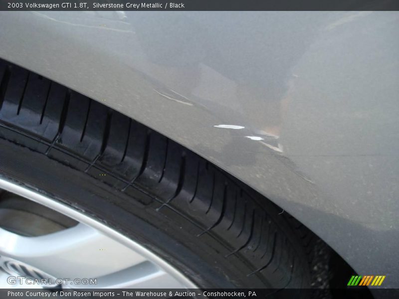 Silverstone Grey Metallic / Black 2003 Volkswagen GTI 1.8T