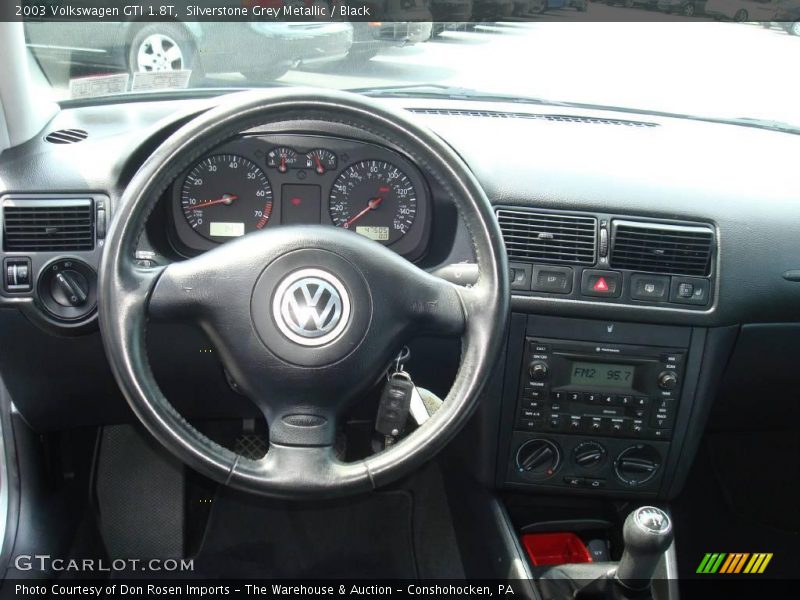 Silverstone Grey Metallic / Black 2003 Volkswagen GTI 1.8T