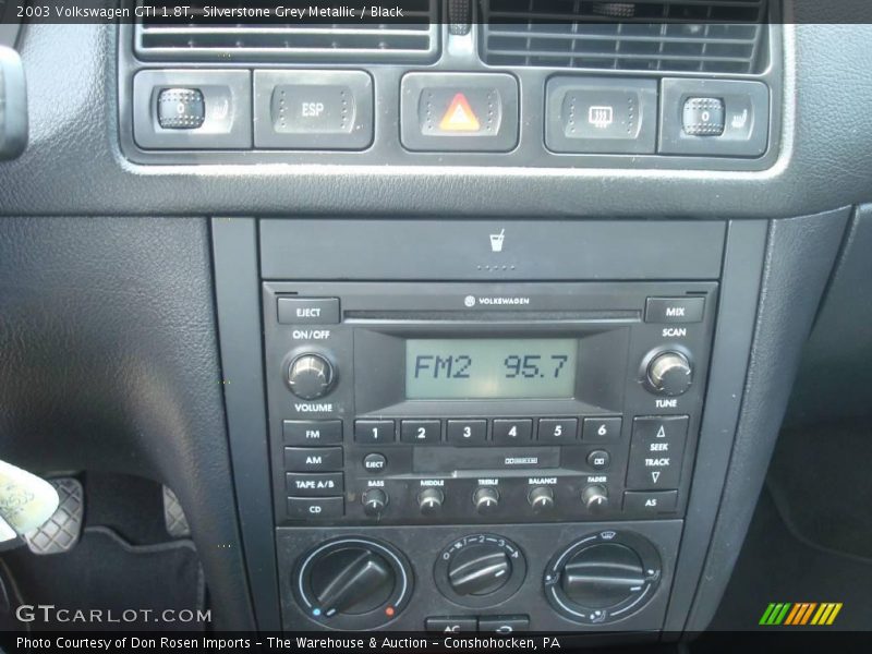 Silverstone Grey Metallic / Black 2003 Volkswagen GTI 1.8T