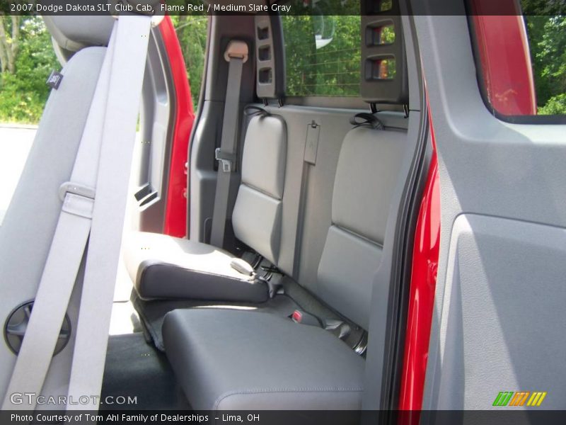 Flame Red / Medium Slate Gray 2007 Dodge Dakota SLT Club Cab