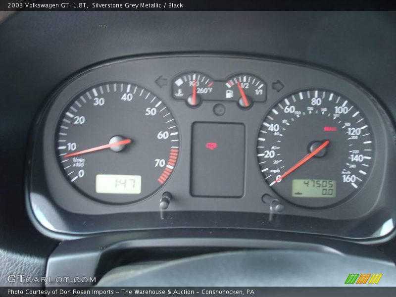 Silverstone Grey Metallic / Black 2003 Volkswagen GTI 1.8T