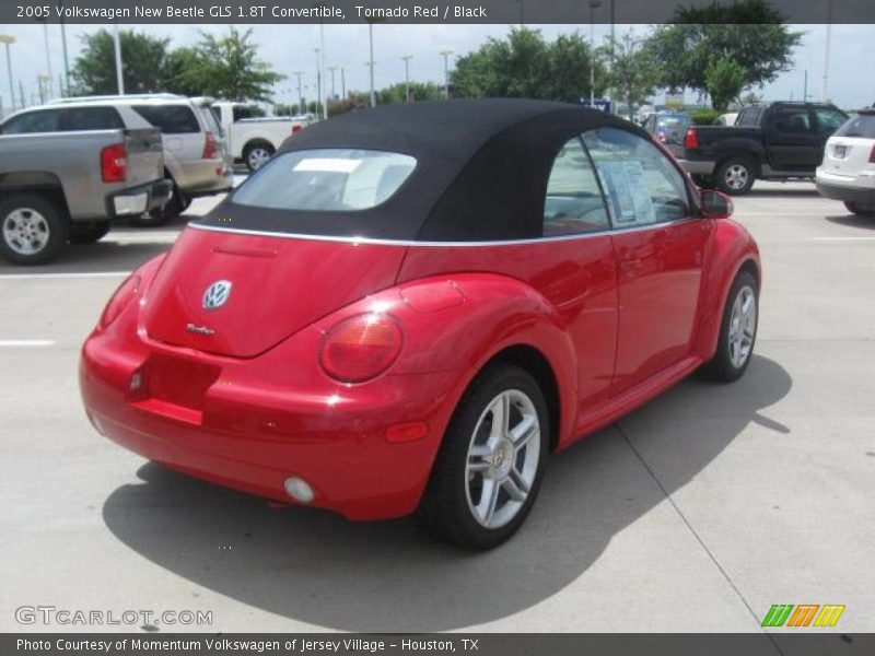 Tornado Red / Black 2005 Volkswagen New Beetle GLS 1.8T Convertible