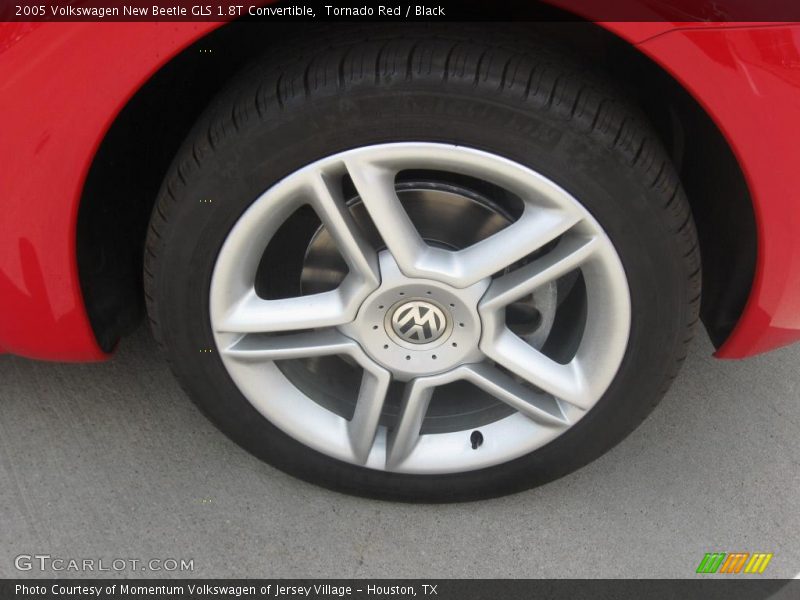 Tornado Red / Black 2005 Volkswagen New Beetle GLS 1.8T Convertible