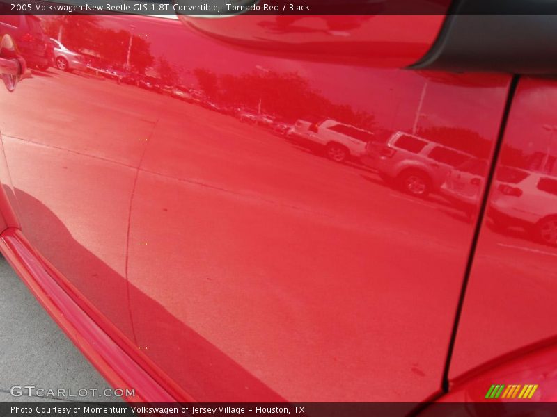 Tornado Red / Black 2005 Volkswagen New Beetle GLS 1.8T Convertible