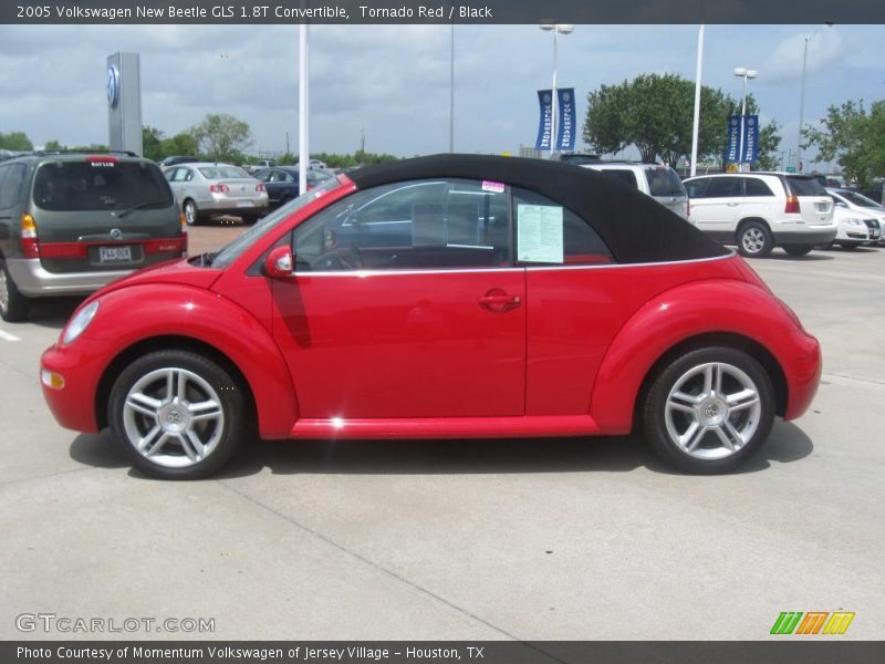 Tornado Red / Black 2005 Volkswagen New Beetle GLS 1.8T Convertible