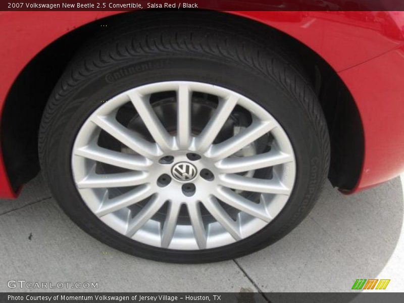 Salsa Red / Black 2007 Volkswagen New Beetle 2.5 Convertible