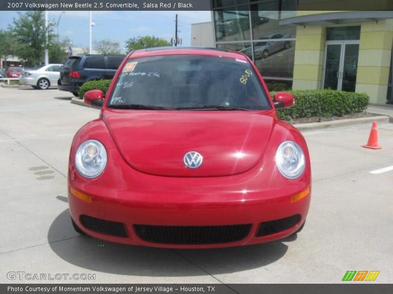 Salsa Red / Black 2007 Volkswagen New Beetle 2.5 Convertible