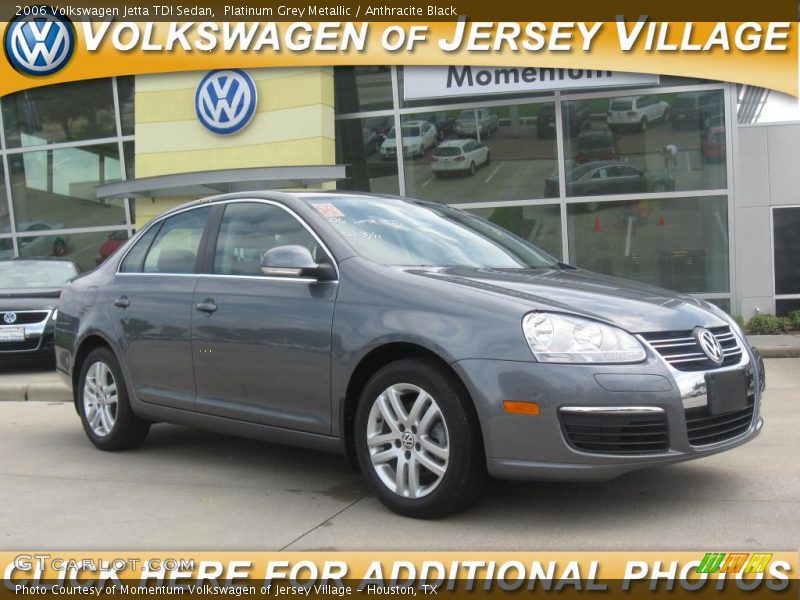 Platinum Grey Metallic / Anthracite Black 2006 Volkswagen Jetta TDI Sedan