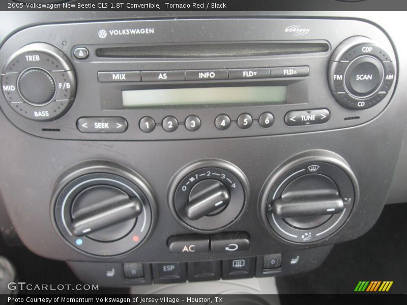 Tornado Red / Black 2005 Volkswagen New Beetle GLS 1.8T Convertible