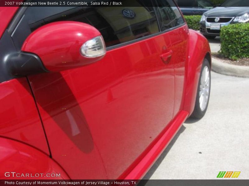 Salsa Red / Black 2007 Volkswagen New Beetle 2.5 Convertible