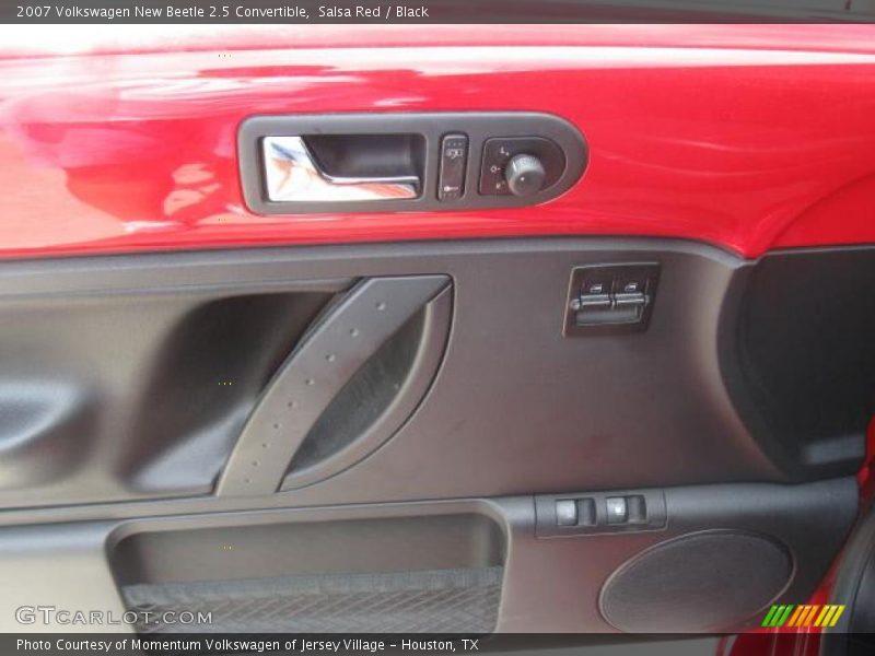 Salsa Red / Black 2007 Volkswagen New Beetle 2.5 Convertible