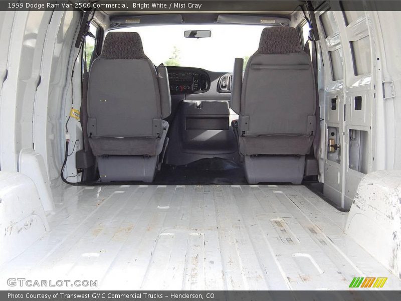 Bright White / Mist Gray 1999 Dodge Ram Van 2500 Commercial