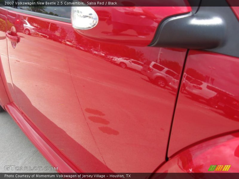 Salsa Red / Black 2007 Volkswagen New Beetle 2.5 Convertible