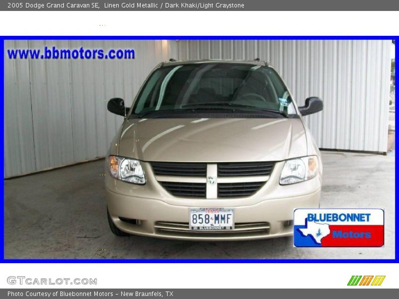 Linen Gold Metallic / Dark Khaki/Light Graystone 2005 Dodge Grand Caravan SE