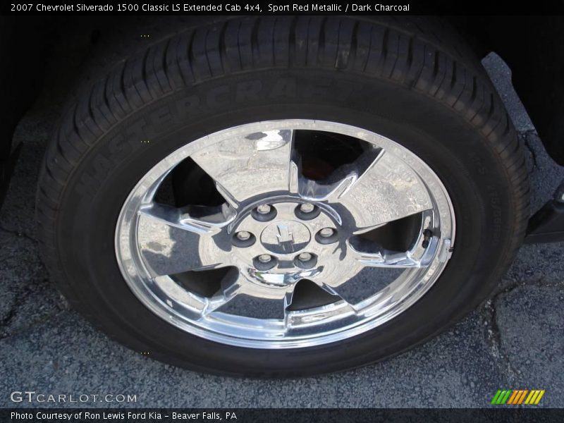 Sport Red Metallic / Dark Charcoal 2007 Chevrolet Silverado 1500 Classic LS Extended Cab 4x4