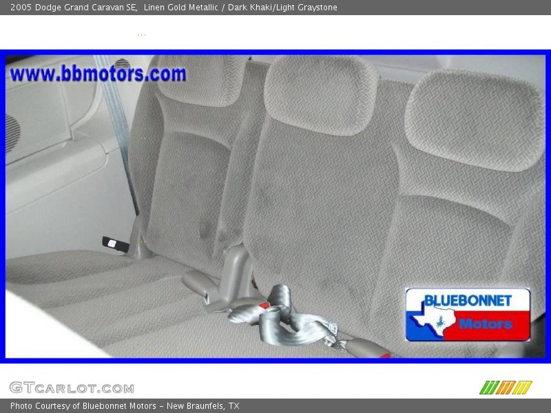 Linen Gold Metallic / Dark Khaki/Light Graystone 2005 Dodge Grand Caravan SE