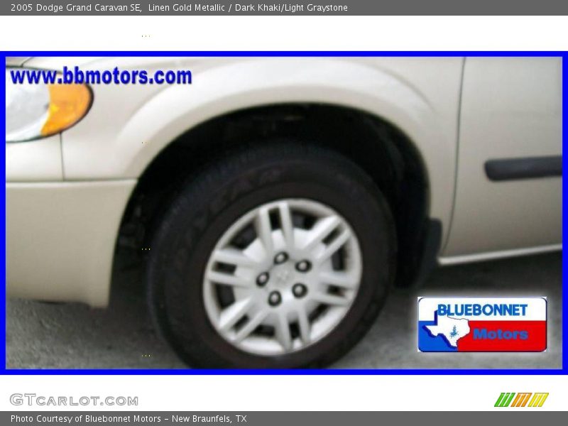 Linen Gold Metallic / Dark Khaki/Light Graystone 2005 Dodge Grand Caravan SE