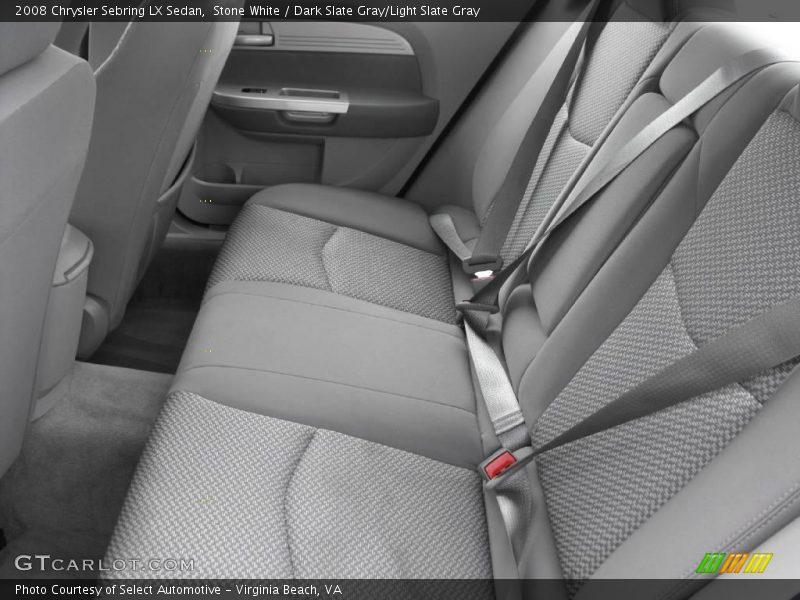 Stone White / Dark Slate Gray/Light Slate Gray 2008 Chrysler Sebring LX Sedan