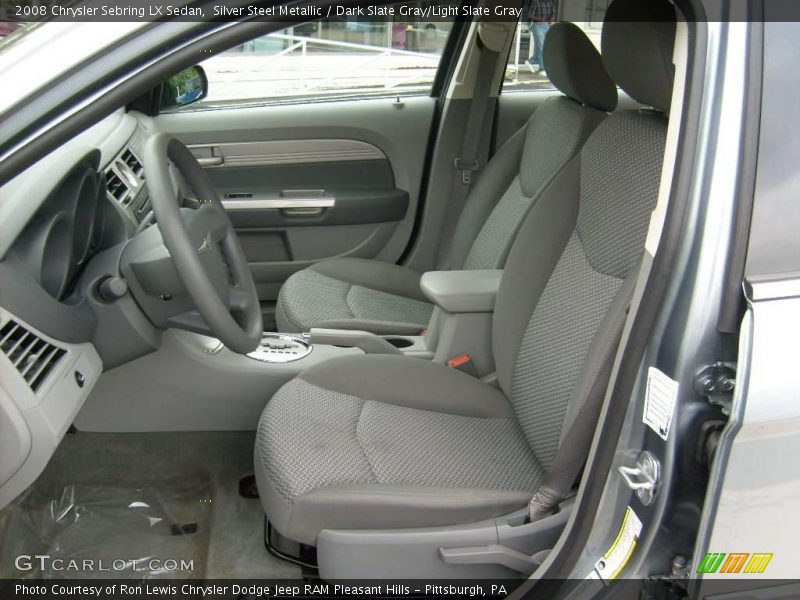 Silver Steel Metallic / Dark Slate Gray/Light Slate Gray 2008 Chrysler Sebring LX Sedan