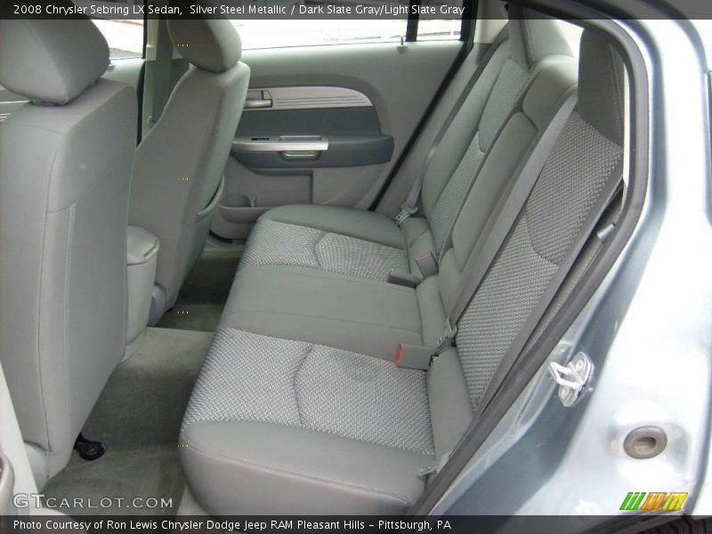 Silver Steel Metallic / Dark Slate Gray/Light Slate Gray 2008 Chrysler Sebring LX Sedan