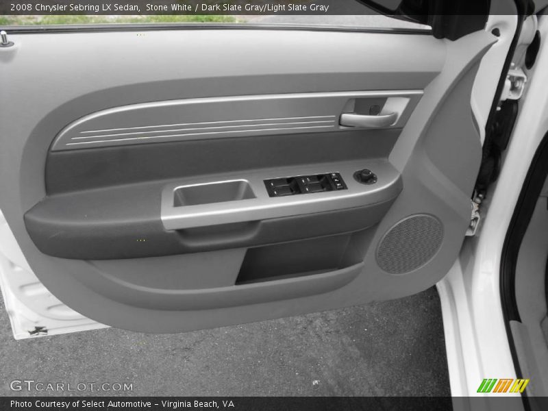 Stone White / Dark Slate Gray/Light Slate Gray 2008 Chrysler Sebring LX Sedan