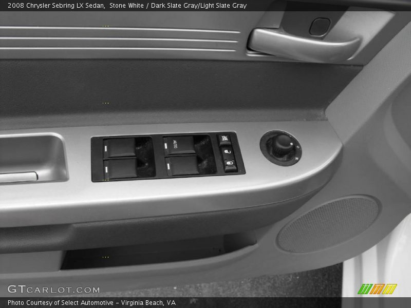 Stone White / Dark Slate Gray/Light Slate Gray 2008 Chrysler Sebring LX Sedan