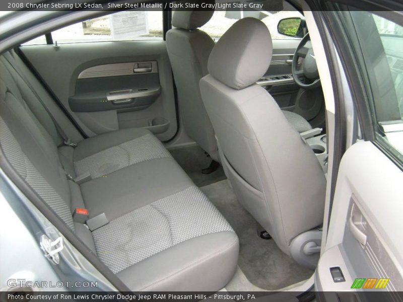 Silver Steel Metallic / Dark Slate Gray/Light Slate Gray 2008 Chrysler Sebring LX Sedan
