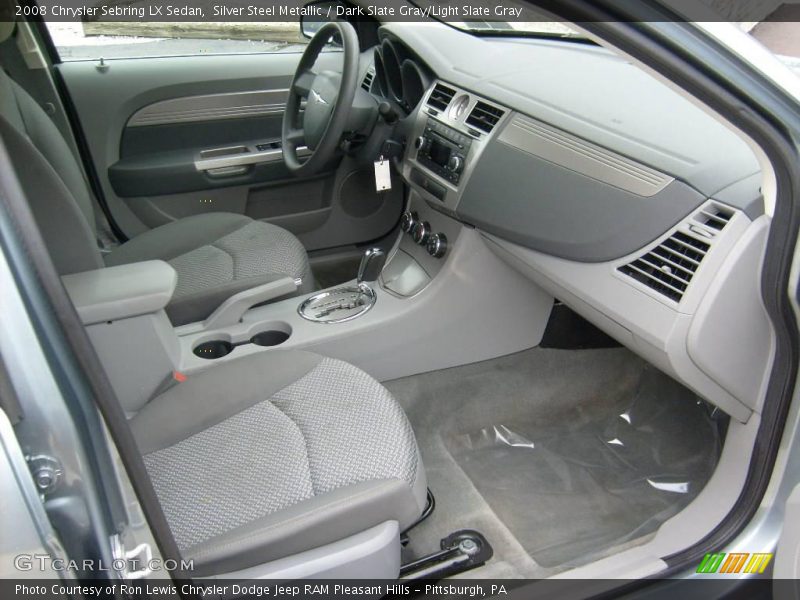 Silver Steel Metallic / Dark Slate Gray/Light Slate Gray 2008 Chrysler Sebring LX Sedan