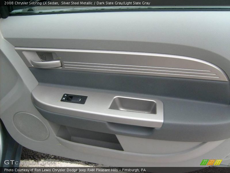 Silver Steel Metallic / Dark Slate Gray/Light Slate Gray 2008 Chrysler Sebring LX Sedan