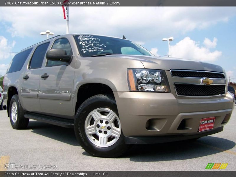 Amber Bronze Metallic / Ebony 2007 Chevrolet Suburban 1500 LS