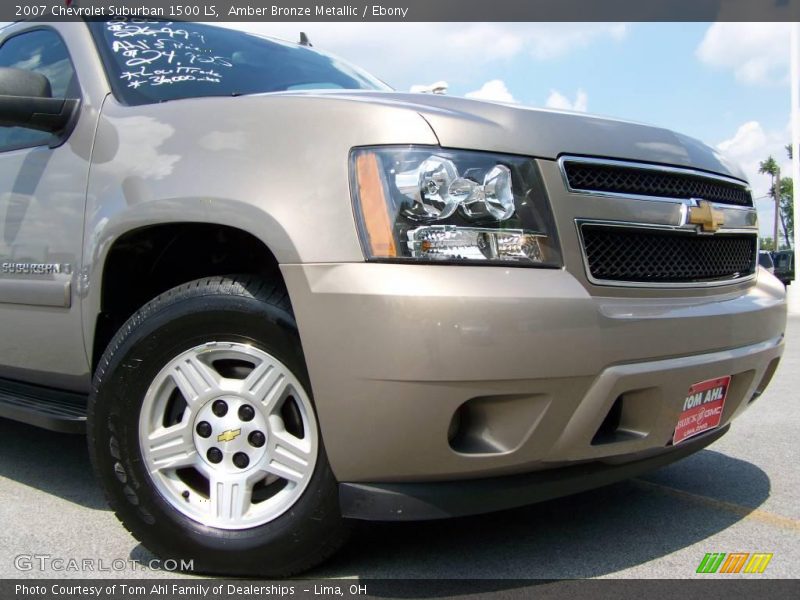 Amber Bronze Metallic / Ebony 2007 Chevrolet Suburban 1500 LS