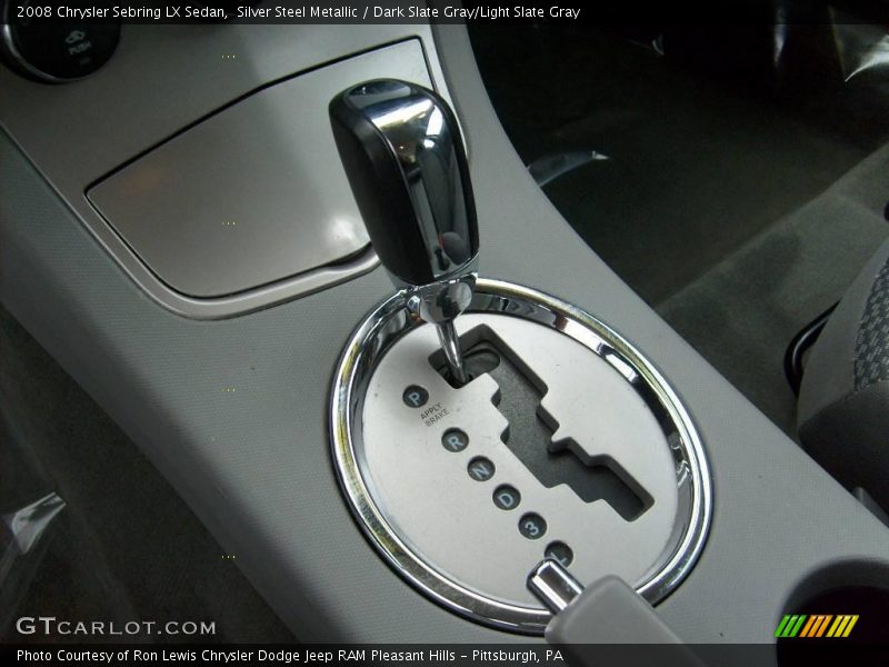 Silver Steel Metallic / Dark Slate Gray/Light Slate Gray 2008 Chrysler Sebring LX Sedan