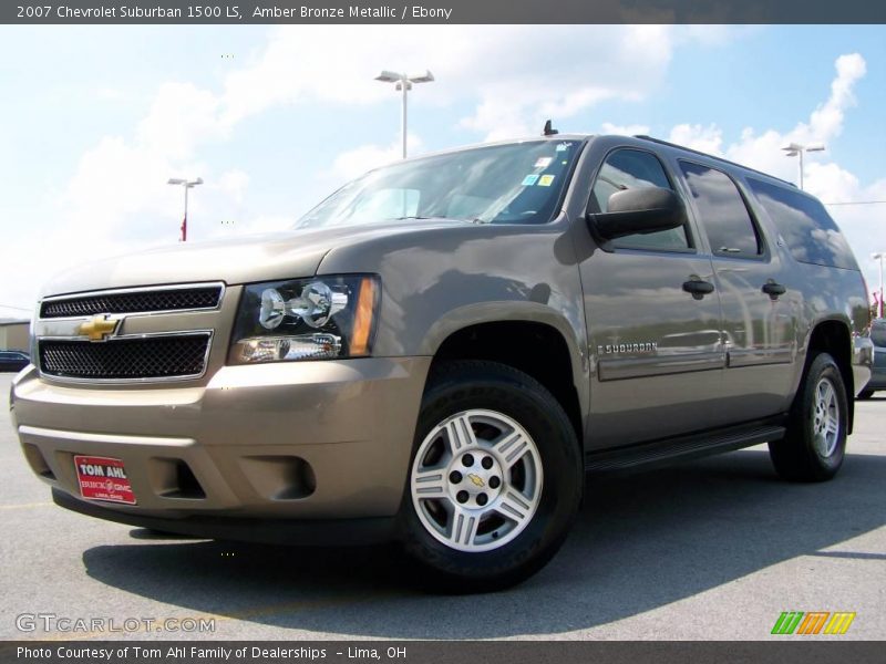Amber Bronze Metallic / Ebony 2007 Chevrolet Suburban 1500 LS
