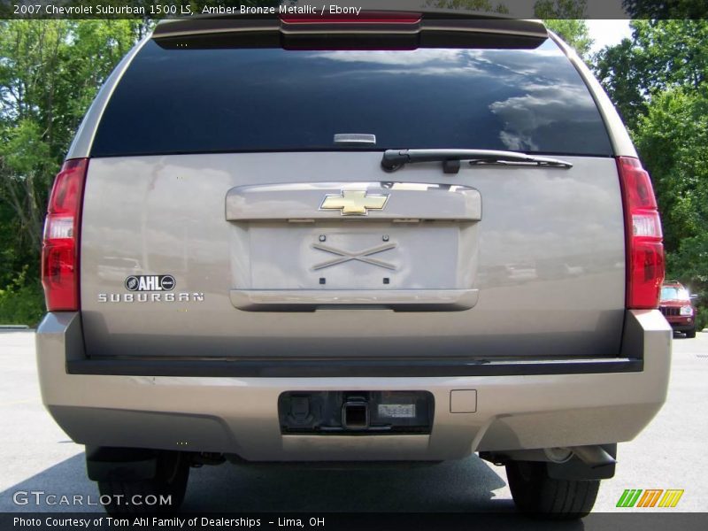 Amber Bronze Metallic / Ebony 2007 Chevrolet Suburban 1500 LS