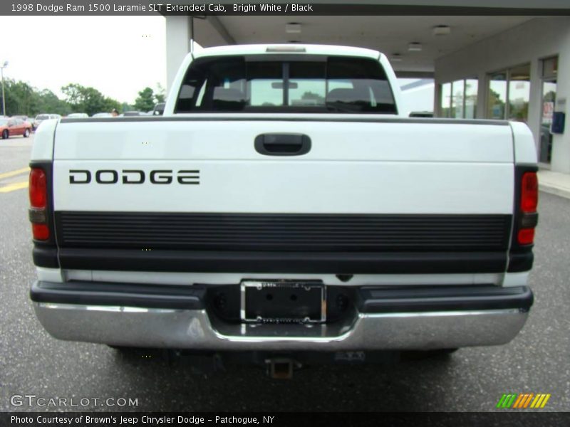Bright White / Black 1998 Dodge Ram 1500 Laramie SLT Extended Cab