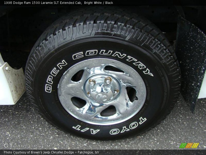 Bright White / Black 1998 Dodge Ram 1500 Laramie SLT Extended Cab
