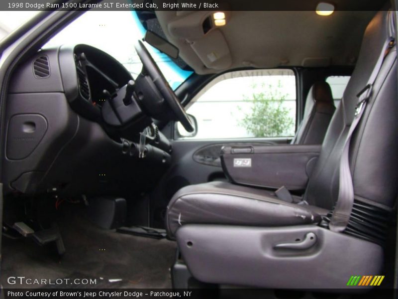 Bright White / Black 1998 Dodge Ram 1500 Laramie SLT Extended Cab