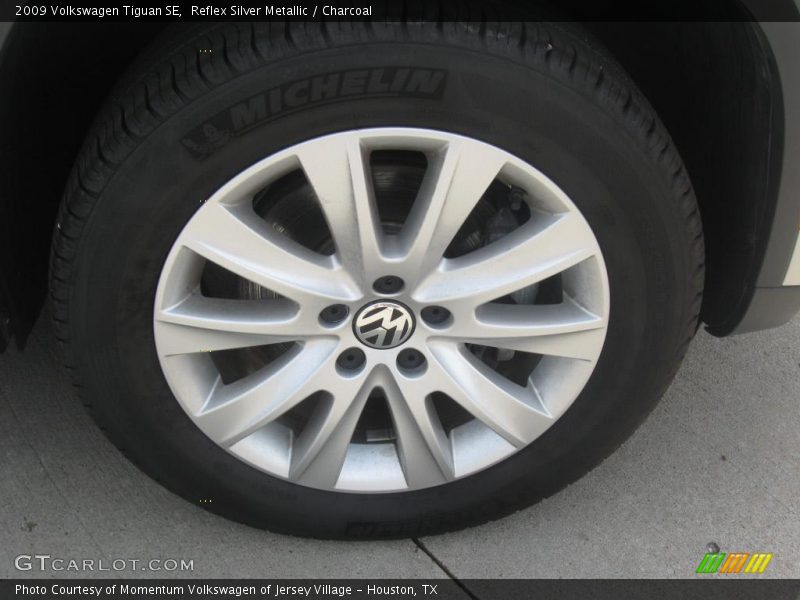 Reflex Silver Metallic / Charcoal 2009 Volkswagen Tiguan SE