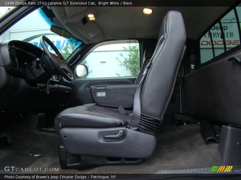 Bright White / Black 1998 Dodge Ram 1500 Laramie SLT Extended Cab