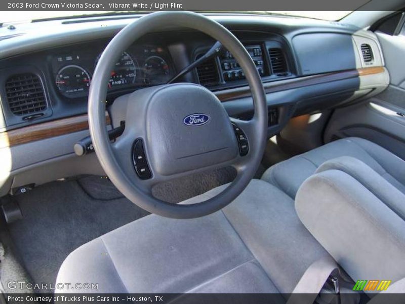 Vibrant White / Light Flint 2003 Ford Crown Victoria Sedan