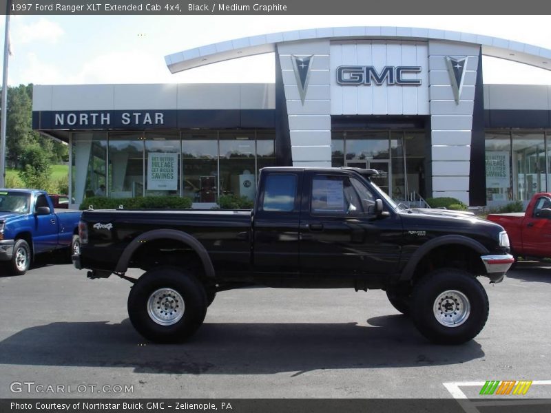 Black / Medium Graphite 1997 Ford Ranger XLT Extended Cab 4x4