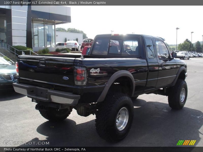 Black / Medium Graphite 1997 Ford Ranger XLT Extended Cab 4x4